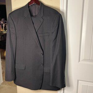Pronto Uomo Platinum Executive Fit 100% Wool 2 Piece Suit 42R Jacket 42x30 Pant